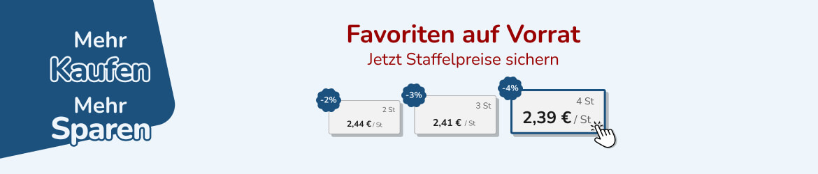 Mehr kaufen, mehr sparen
