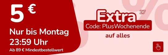 5 € Rabatt mit Code PlusFruehling – Weitere Bedingungen unter Fußnote 27