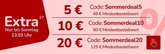 Bis zu 20 € Rabatt - Weitere Bedingungen siehe Fußnote 27