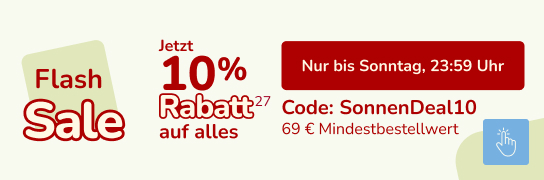10 % Extra-Rabatt auf alles - Weitere Bedingungen siehe Fußnote 27