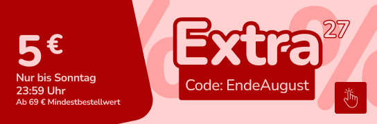 5 € Extra-Rabatt auf alles - Weitere Bedingungen siehe Fußnote 27
