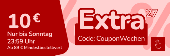 10 € Extra-Rabatt mit Code CouponWochen - Weitere Bedingungen siehe Fußnote 27