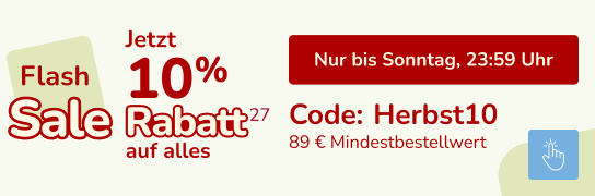 10 % Extra-Rabatt auf alles - Weitere Bedingungen siehe Fußnote 27