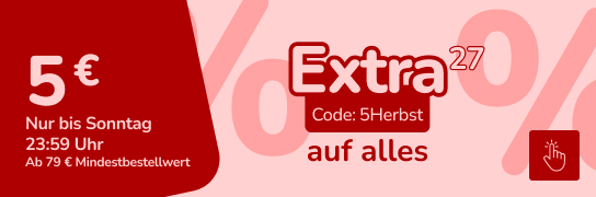 5 € Extra-Rabatt - Weitere Bedingungen siehe Fußnote 27