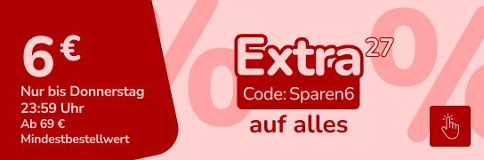 6 € Extra-Rabatt - Weitere Bedingungen siehe Fußnote 27