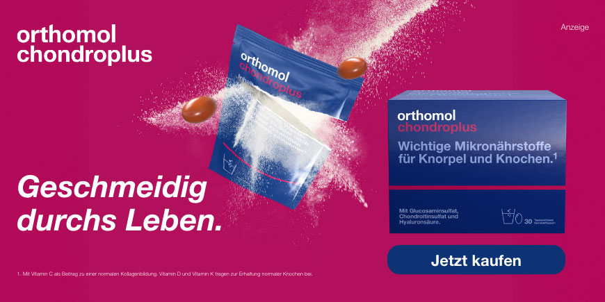 Orthomol Chondroplus – Geschmeidig durchs Leben