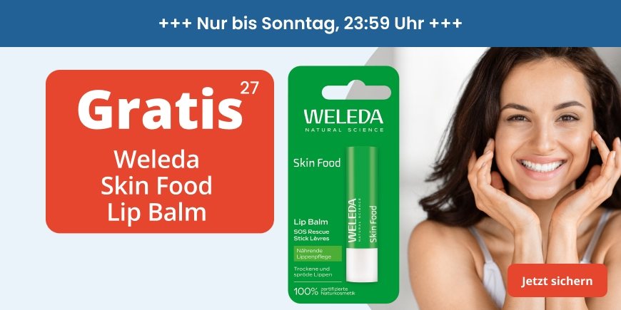 Weleda Skin Food Lip Balm mit Karton