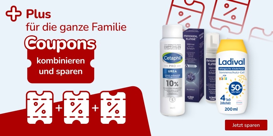 Coupons kombinieren und sparen