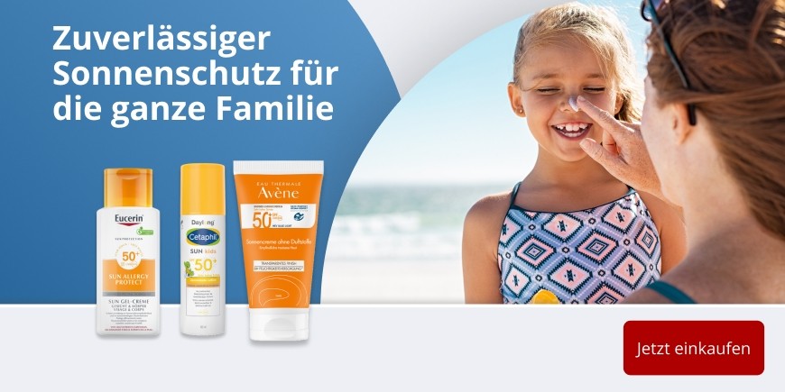 Zuverlässiger Sonnenschutz für die ganze Familie