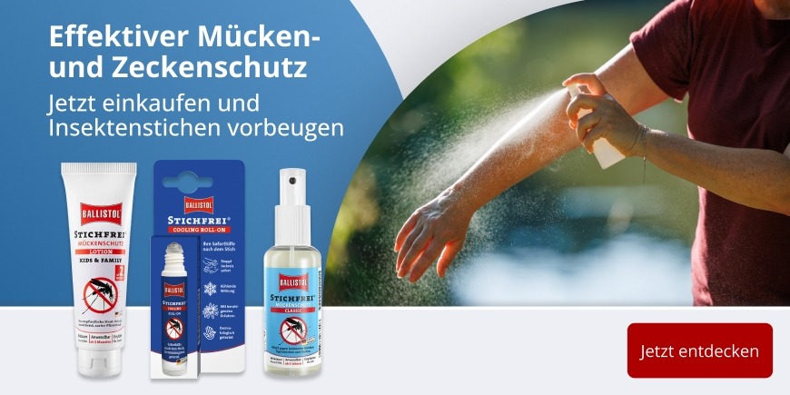 Effektiver Mücken- und Zeckenschutz