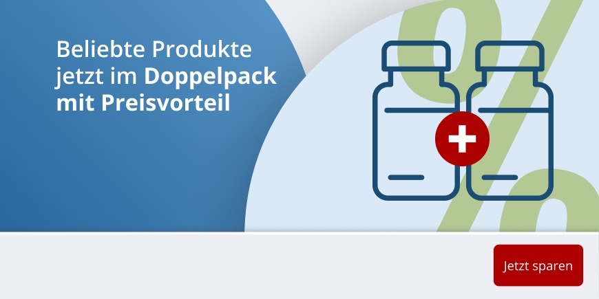 Beliebte Produkte jetzt im Doppelpack mit Preisvorteil