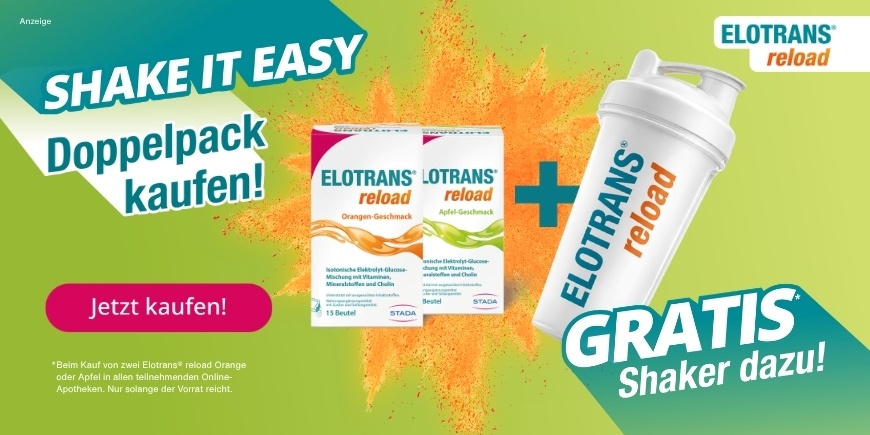 Elotrans reload Elektrolytpulver mit Vitaminen