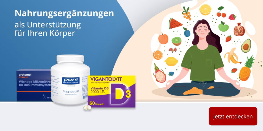 Nahrungsergänzungsmittel als Unterstützung für Ihren Körper